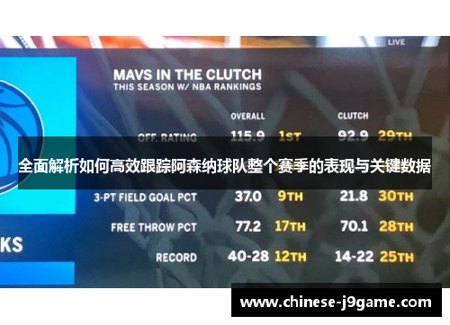 全面解析如何高效跟踪阿森纳球队整个赛季的表现与关键数据