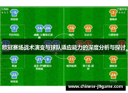 欧冠赛场战术演变与球队适应能力的深度分析与探讨